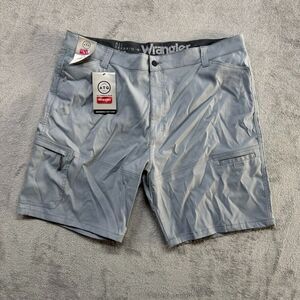 Wrangler All‎ Terrain X Gear Shorts Mens 42 Gray Performance Utility Outdoor